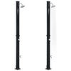Schwarze Solardusche Bocskai 220cm 20 l