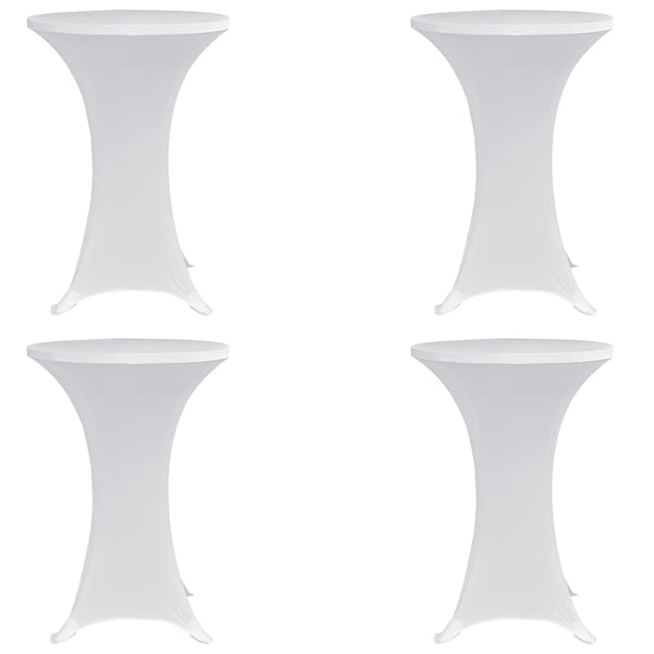Weißer Stehtisch Zablatosche Ø70cm (ausziehbar auf 4 Stück)