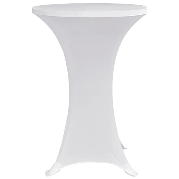 Weißer Stehtisch Zablatosche Ø70cm (ausziehbar auf 4 Stück)