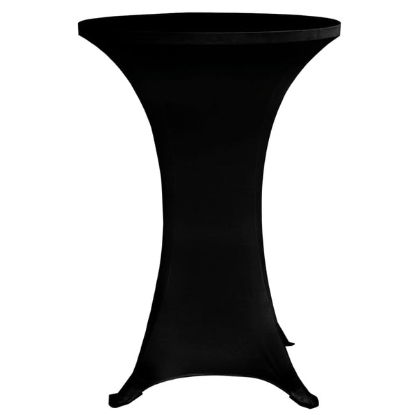 Schwarz Stehtischhusse Zablatosche Ø60cm (Stretch 4 Stück)