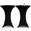 Schwarze Stehtischhusse Zablatosche Ø80cm (stretch 4 Stk.)