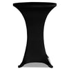 Schwarze Stehtischhusse Zablatosche Ø80cm (stretch 4 Stk.)