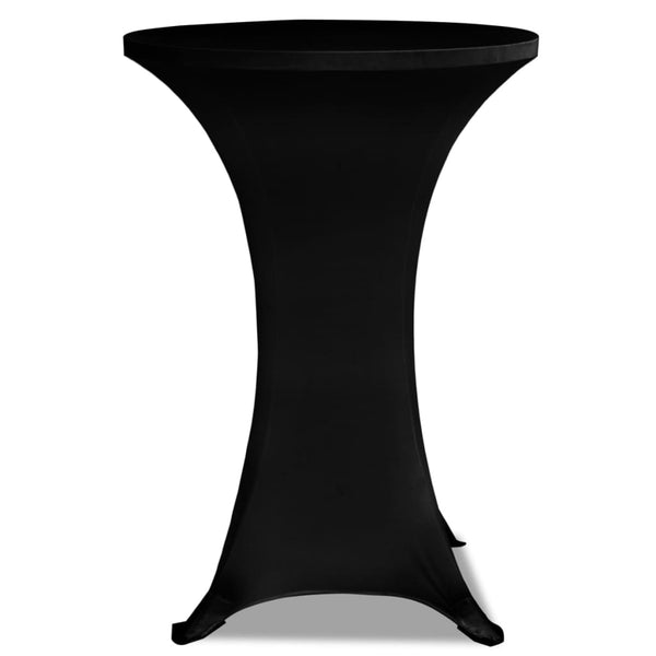 Schwarze Stehtischhusse Zablatosche Ø80cm (stretch 4 Stk.)