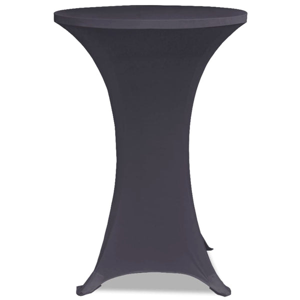 Tischabdeckung anthrazit, dehnbar, Zablatosche 60cm (4 Stk.)