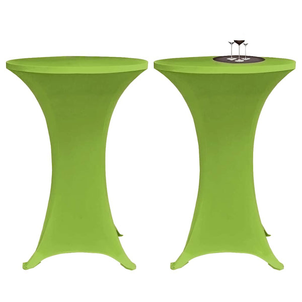Grüne dehnbare Tischhusse Zablatosche 60cm (4 Stk.)