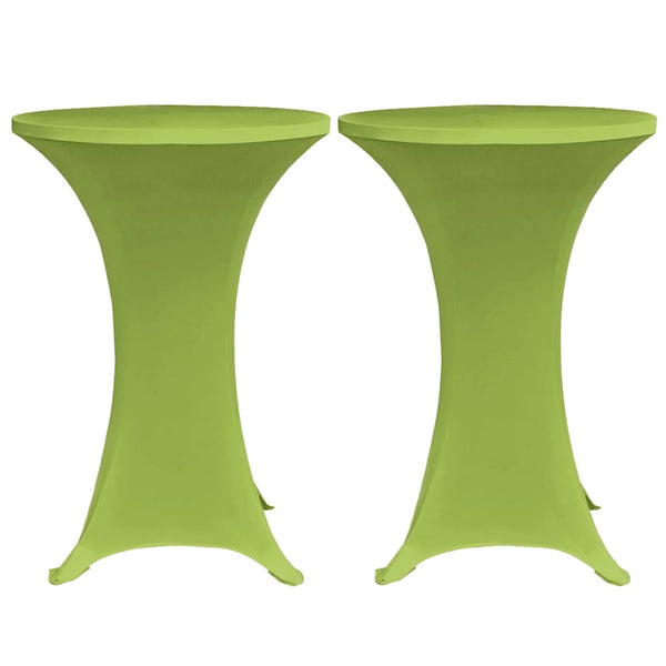 Grüne dehnbare Tischhusse Zablatosche 60cm (4 Stk.)