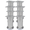 Kromi pyöreät sohvanjalat Duican 120 mm (8 kpl)
