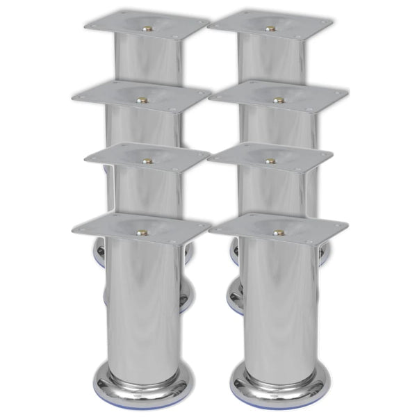 Kromi pyöreät sohvanjalat Duican 120 mm (8 kpl)