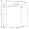 Anthrazit BBQ Pavillon Sabinas 215x150x220cm (Stahl)