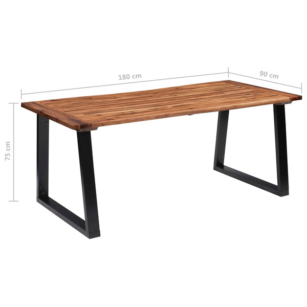 Esstisch massiv Akazie Fieraru 180x90cm