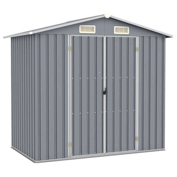 Gartenhaus Jahir 205x129x183cm, grau (verzinkter Stahl)
