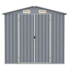 Gartenhaus Jahir 205x129x183cm, grau (verzinkter Stahl)