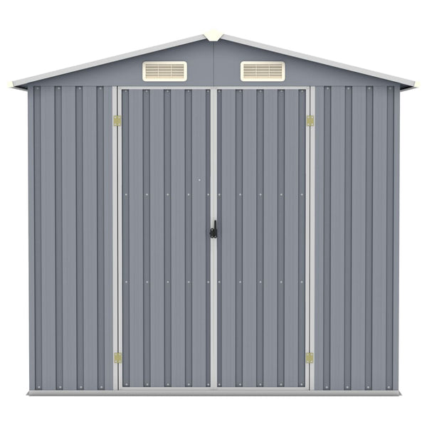 Gartenhaus Jahir 205x129x183cm, grau (verzinkter Stahl)