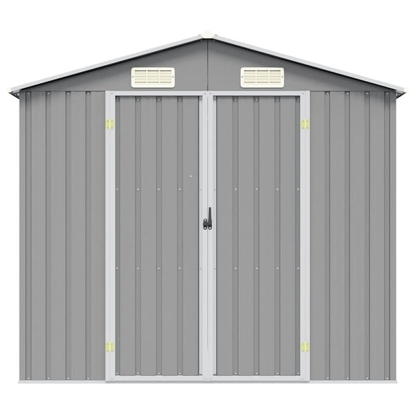 Gartenhaus Jahir 205x129x183cm, grau (verzinkter Stahl)