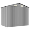 Gartenhaus Jahir 205x129x183cm, grau (verzinkter Stahl)