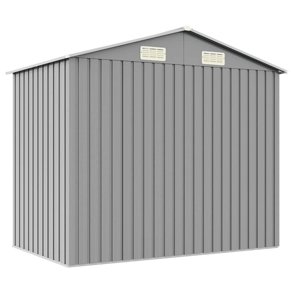 Gartenhaus Jahir 205x129x183cm, grau (verzinkter Stahl)