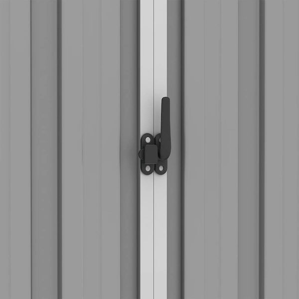 Gartenhaus Jahir 205x129x183cm, grau (verzinkter Stahl)