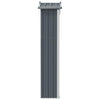 Grauer Gartenschuppen Melony 116x45x175cm (verzinkter Stahl)