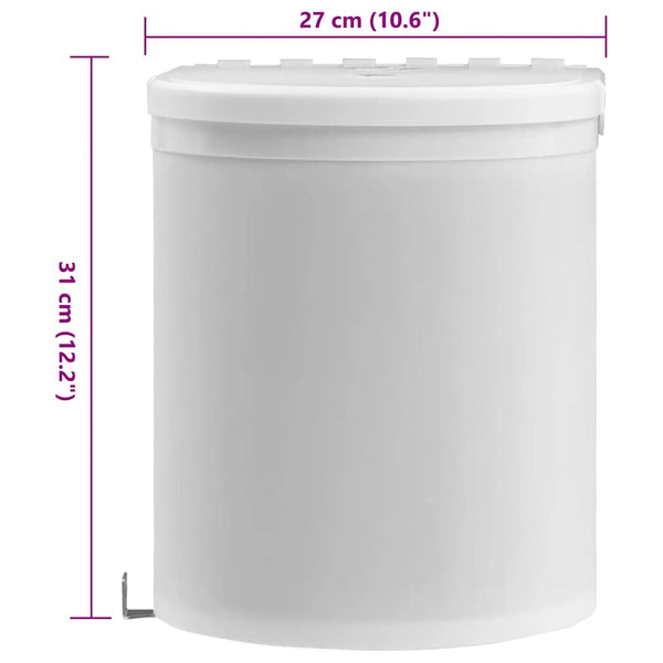 Eingebauter Küchenmülleimer Ivett 12 l (Kunststoff)