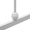 Weißes Bettgestell Byatrice 100x200cm (Metall)