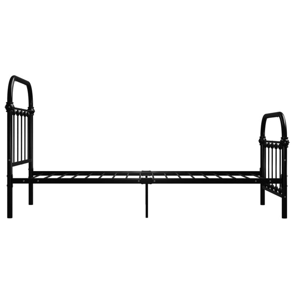 Musta sängynrunko Byatrice 100x200cm (metalli)