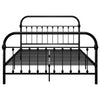 Schwarzes Bettgestell Byatrice 120x200cm (Metall)