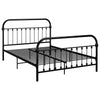 Schwarzes Bettgestell Byatrice 160x200cm (Metall)
