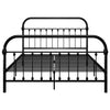 Schwarzes Bettgestell Byatrice 160x200cm (Metall)