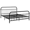 Schwarzes Bettgestell Byatrice 180x200cm (Metall)
