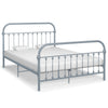 Graues Bettgestell Byatrice 120x200cm (Metall)