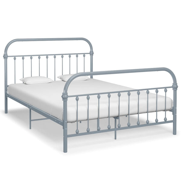 Graues Bettgestell Byatrice 120x200cm (Metall)