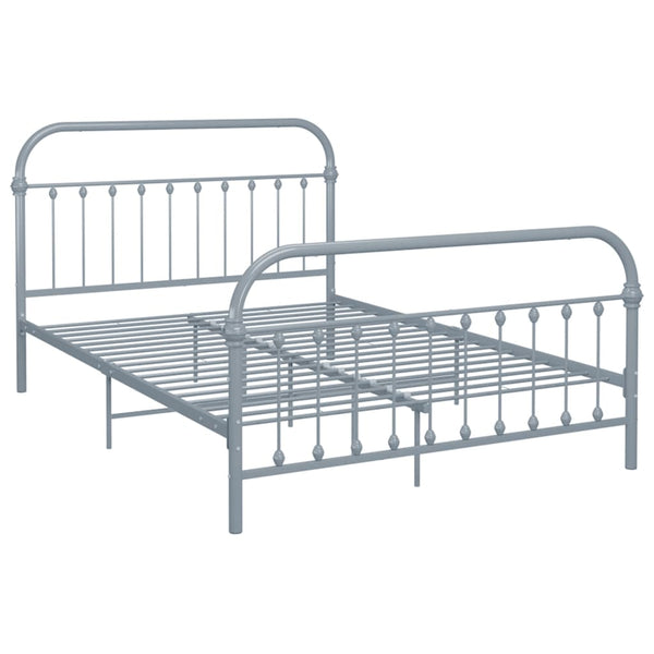 Graues Bettgestell Byatrice 120x200cm (Metall)