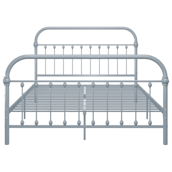Graues Bettgestell Byatrice 120x200cm (Metall)