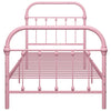 Pinkki sängynrunko Byatrice 90x200cm (metalli)