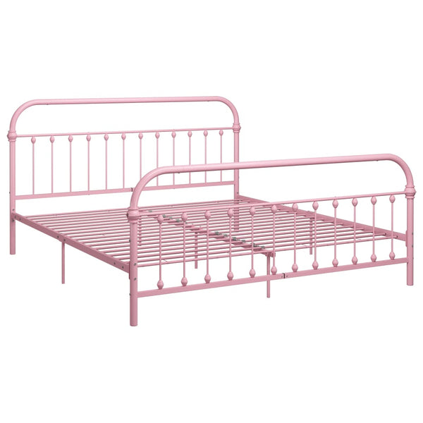 Pinkki sängynrunko Byatrice 180x200cm (metalli)
