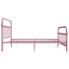 Pinkki sängynrunko Byatrice 180x200cm (metalli)