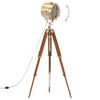 Dreibeinige Lampe, massives Mangoholz Siupiur 165cm