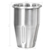 Edelstahl-Milchshaker mit zwei Bechern Fondor 2 l