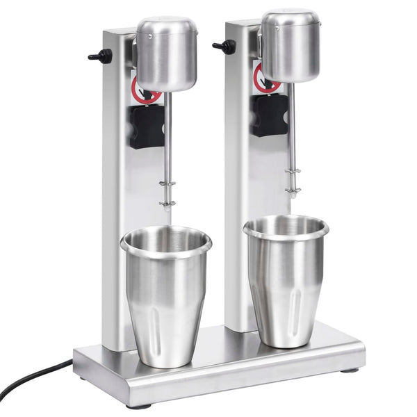 Edelstahl-Milchshaker mit zwei Bechern Fondor 2 l
