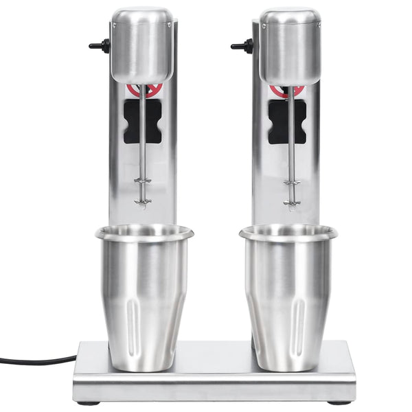 Edelstahl-Milchshaker mit zwei Bechern Fondor 2 l