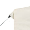 Creme faltbares Partyzelt Cristl 2x2 m (Aluminium)
