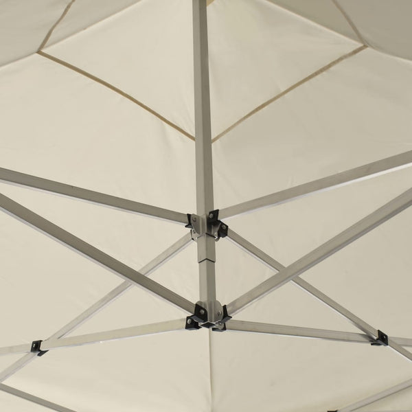 Creme faltbares Partyzelt Cristl 2x2 m (Aluminium)