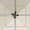 Creme faltbares Partyzelt Cristl 2x2 m (Aluminium)