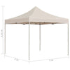 Creme faltbares Partyzelt Cristl 2x2 m (Aluminium)