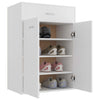 Weißer Schuhschrank Verovian 60x35x84cm (Holz)