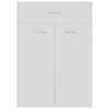 Weißer Schuhschrank Verovian 60x35x84cm (Holz)