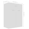Weißer Schuhschrank Verovian 60x35x84cm (Holz)