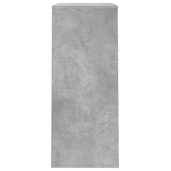Schuhschrank Betongrau Verovian 60x35x84cm (Holz)