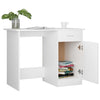 Weißer Schreibtisch Abbdulah 100x50x76cm (Holz)