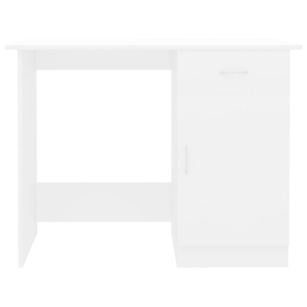 Weißer Schreibtisch Abbdulah 100x50x76cm (Holz)